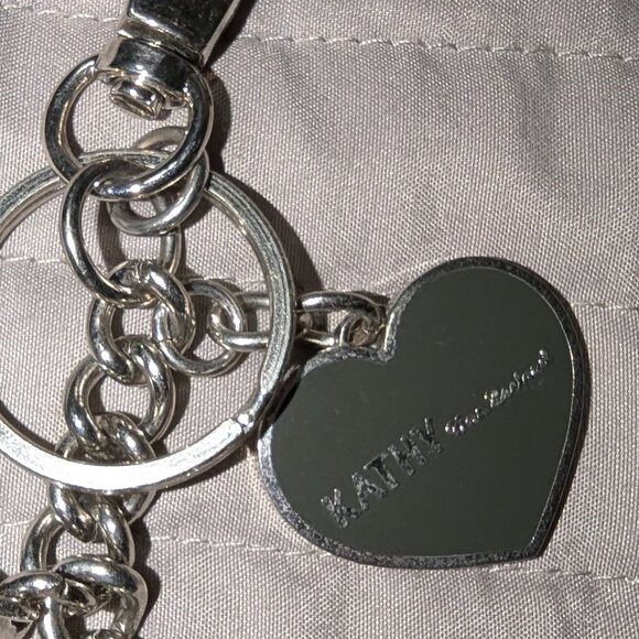 $3 with Bundle ~ Kathy Van Zeeland Heart Dangle Charm / Purse Accessory 4948 - Picture 2 of 4